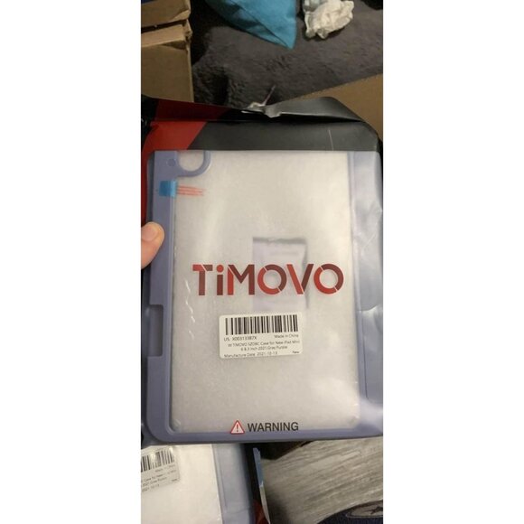 iPad Mini 6th Generation, iPad Mini 6 CASE (8.3-inch, 2021) Gray Purple TiMOVO - Picture 7 of 7